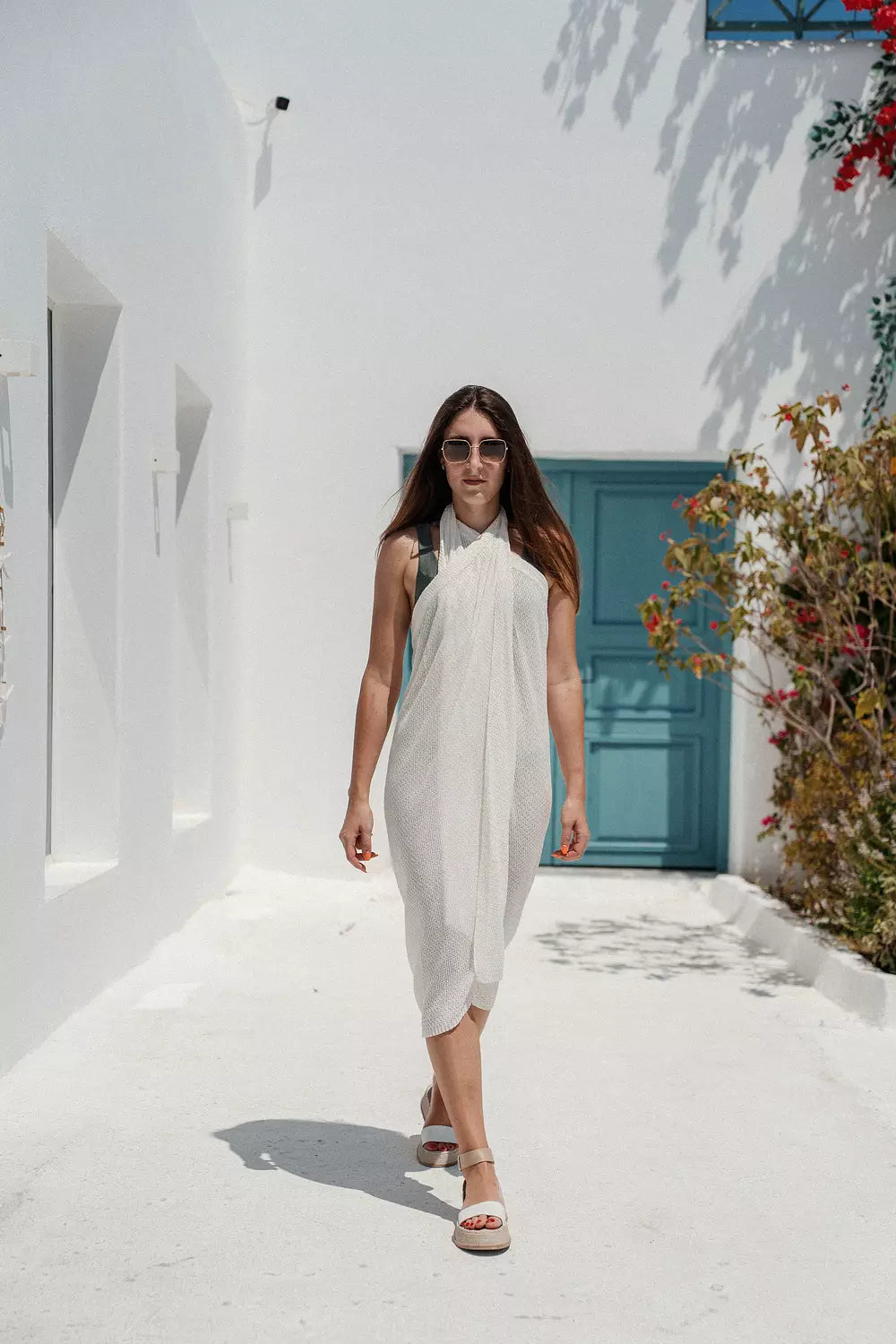 White Nomad Knit Cover-Up