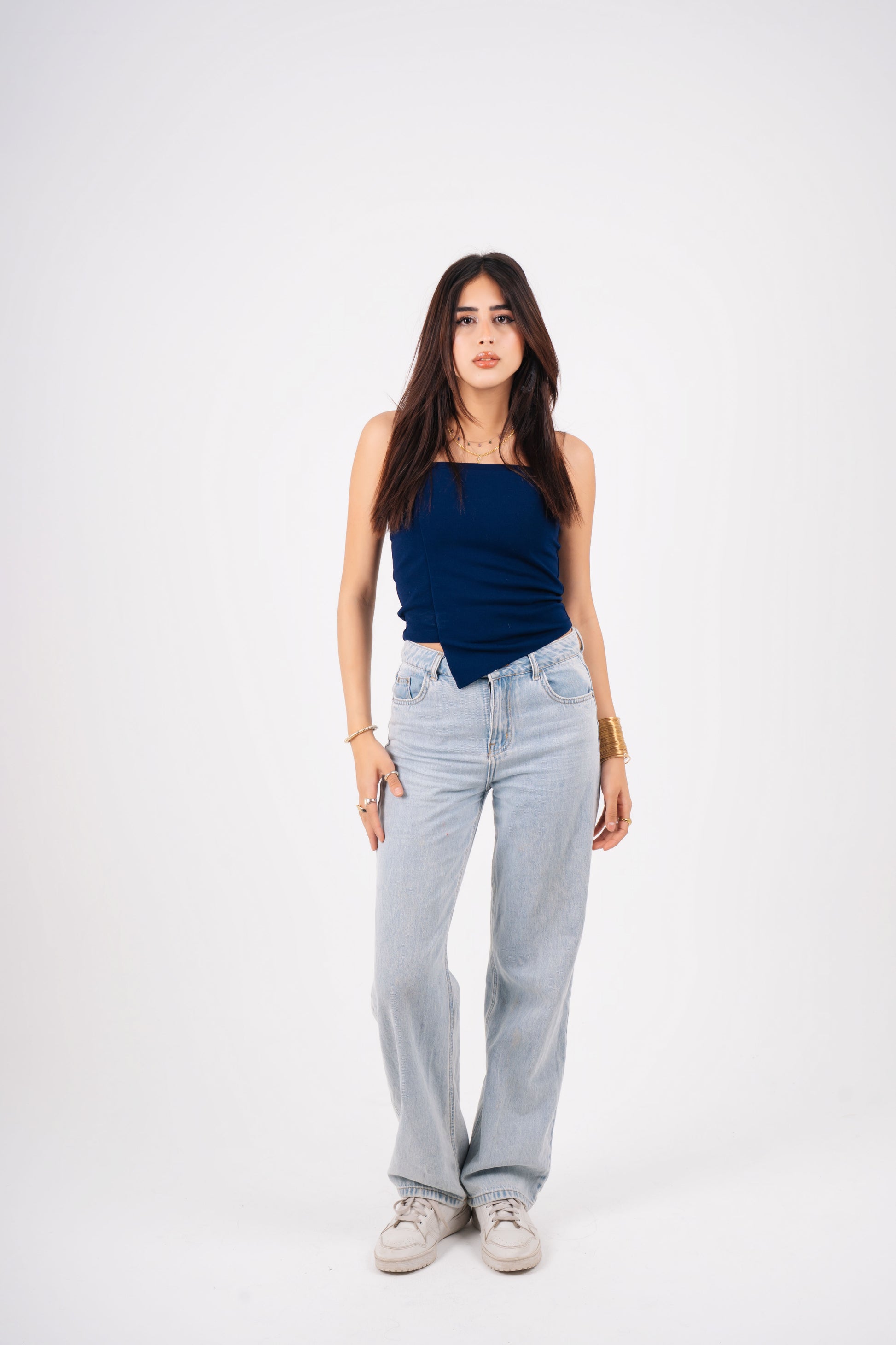 Louna navy top