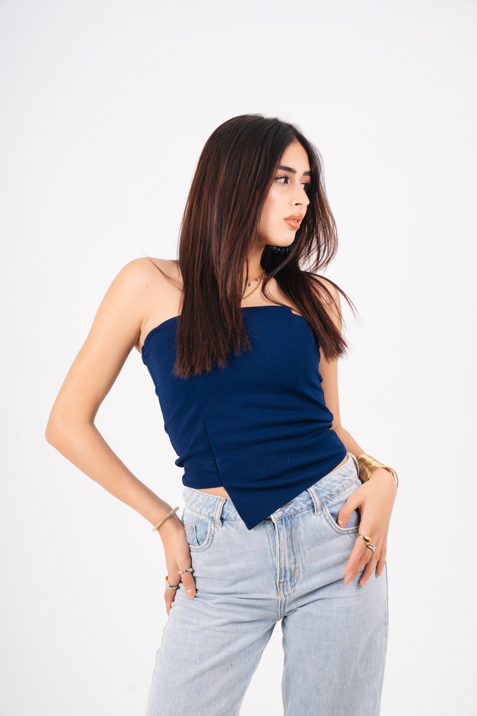 Louna navy top
