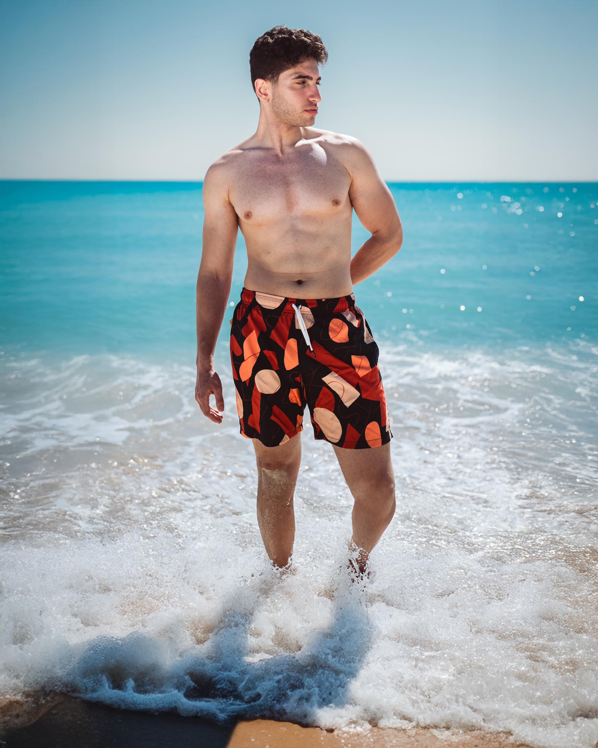 Solmare peach swimshort