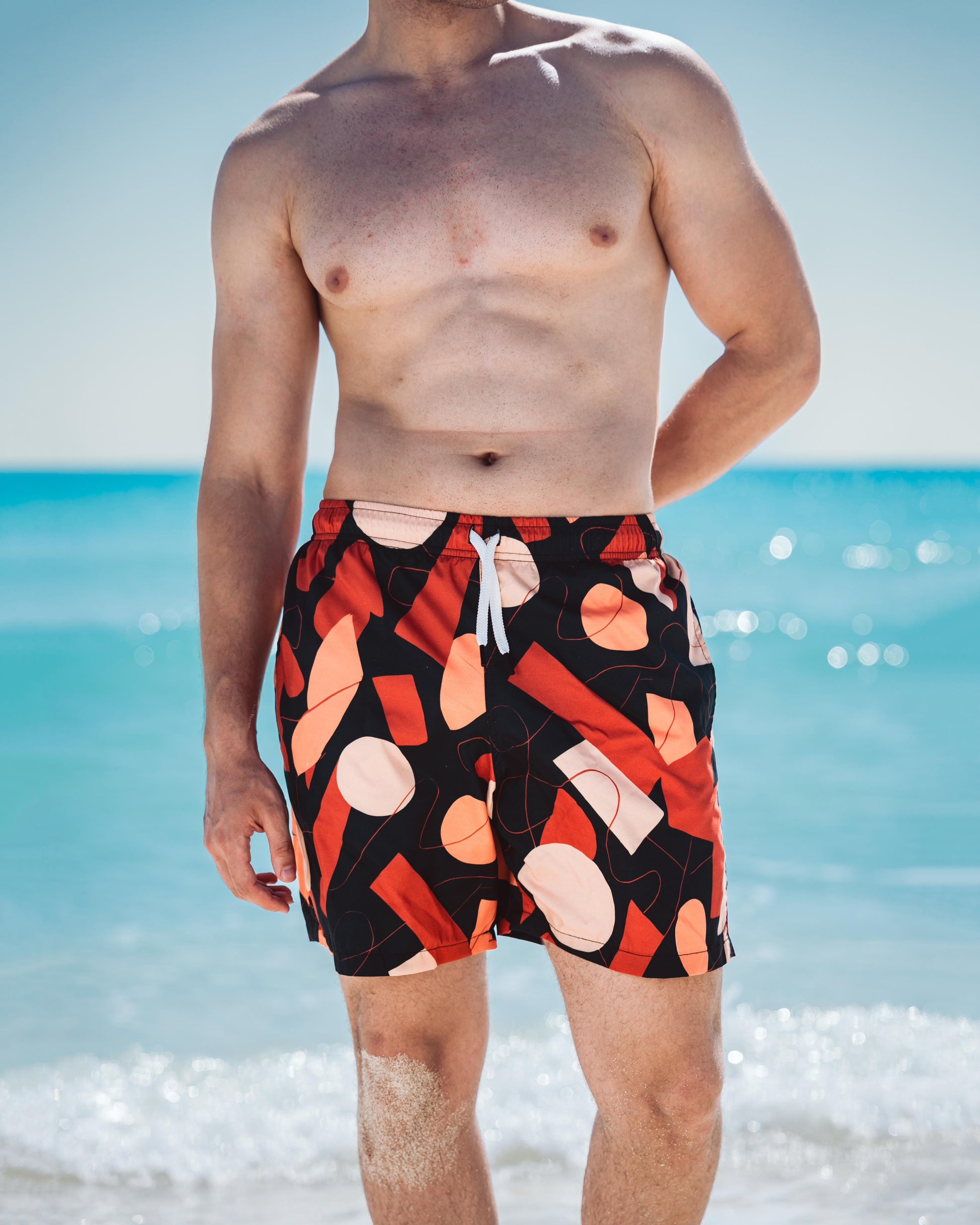 Solmare peach swimshort