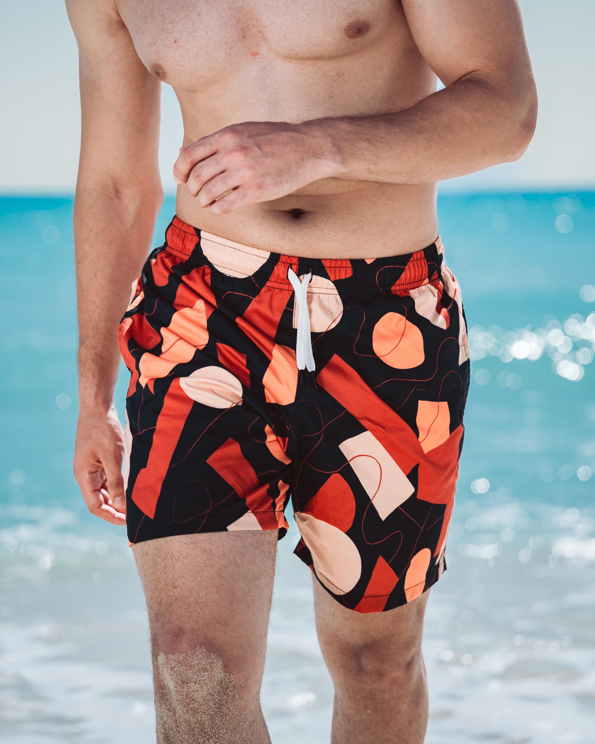 Solmare peach swimshort