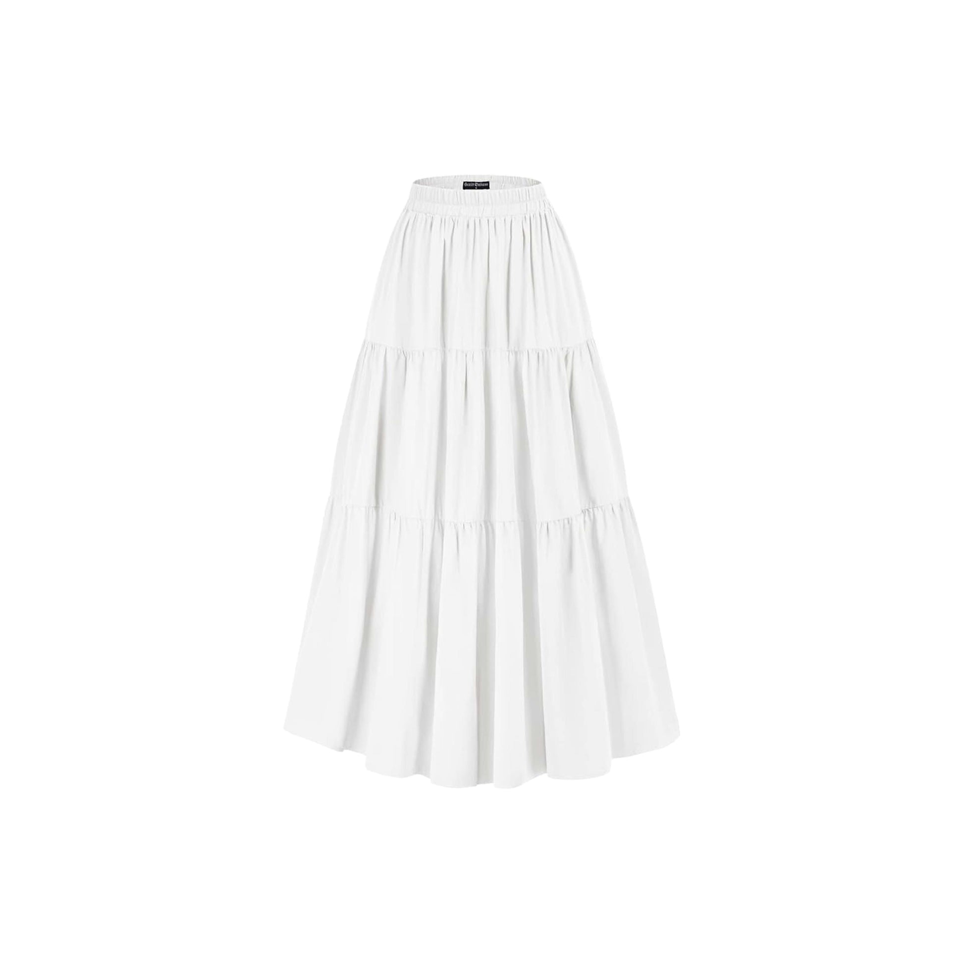 White boho skirt
