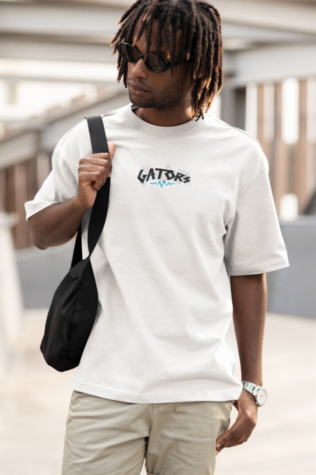 Fearless spirit white oversized T-shirt