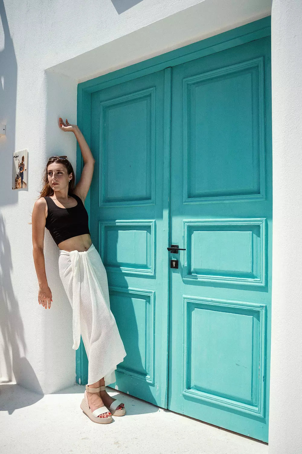 White Nomad Knit Cover-Up